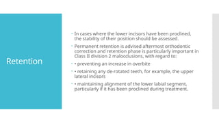 Treatment of Class II Division 2 Malocclusion.pptx