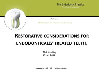 treatment of endodontics tooth.pptx