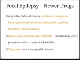gabapentin refractory seizures