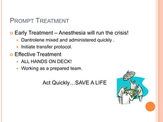 Treatment of malignant hyperthermia in an outpatient surgery center | PPTX