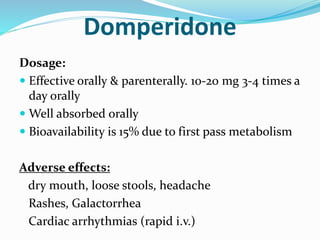 Pharmacology of Antiemetics & Prokinetics.pptx