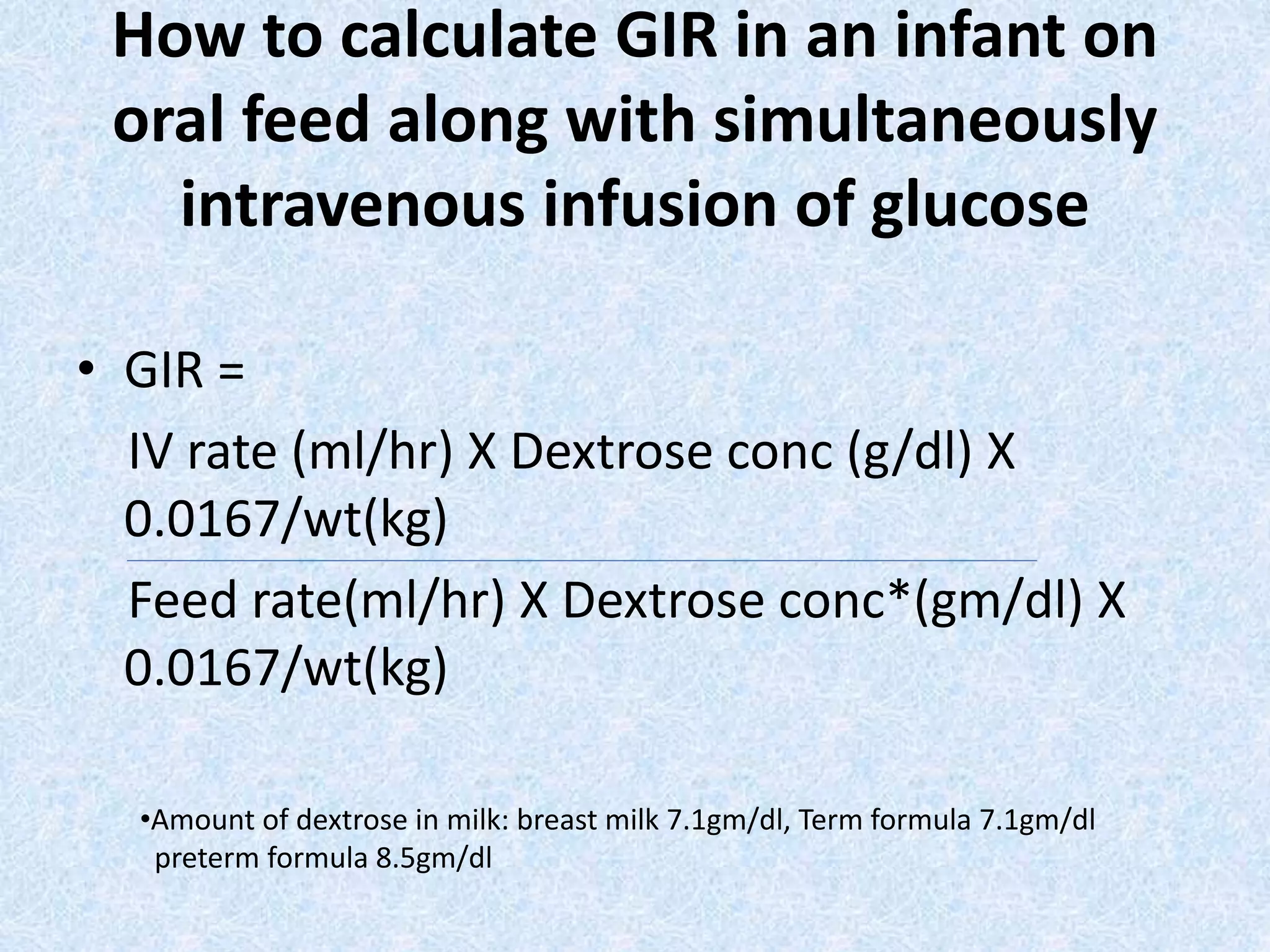 Treatment of neonatal hypoglycemia | PPTX