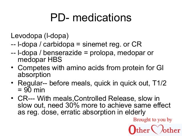 Treatment of parkinson’s disease Treatment of parkinson’s disease