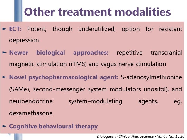 Treatment options for depression and anxiety