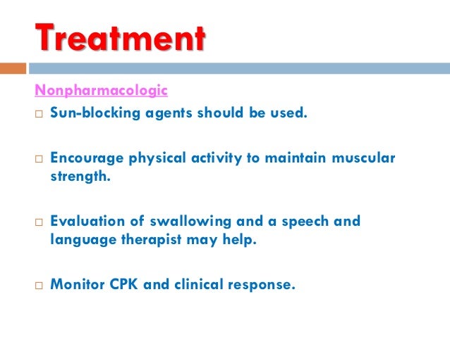 Treatment of resistant & relapsing polymyositis dm