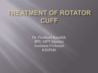 Dr. Prashant Kaushik
BPT, MPT (Sports)
Assistant Professor
KINPMS
 