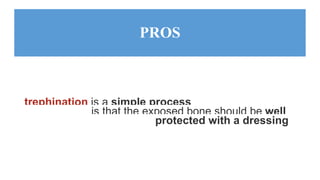 Treatment of scalp defects with a combination of trephination and ...