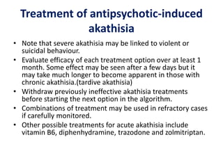 Treatment of schizophrenia | PPTX