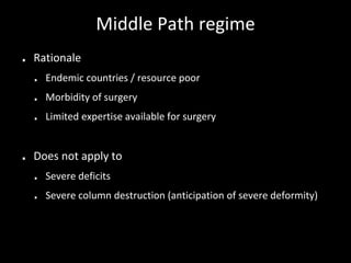 Treatment of spinal tuberculosis | PPTX