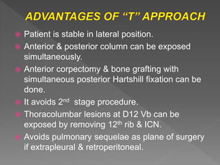 Treatment of tb spine | PPTX