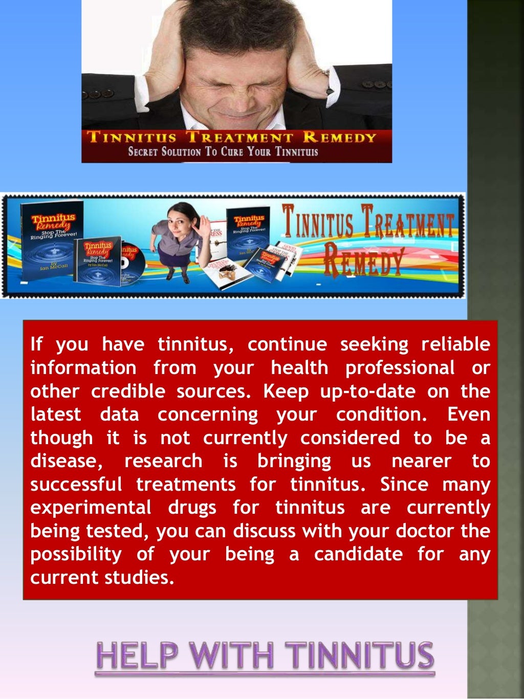 Treatment of Tinnitus