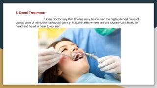 Treatment of tinnitus | PPT