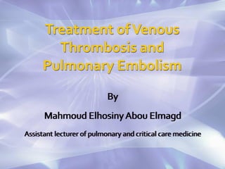 By
Mahmoud ElhosinyAbou Elmagd
Assistant lecturer of pulmonary and critical care medicine
 