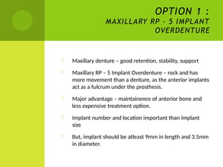 Maxillary Rp Treatment planning for the edentulous maxilla.pptx