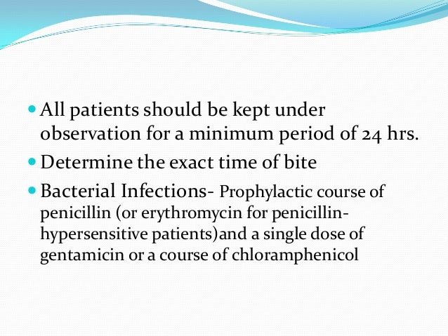months under paracetamol for 3 Treatment of bite snake protocol