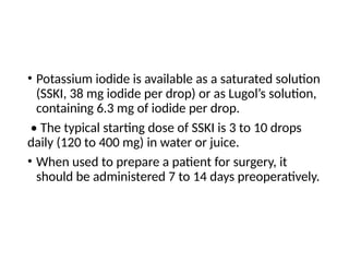 Comprehensive Treatment and Management of Thyroid Disorders | PPTX