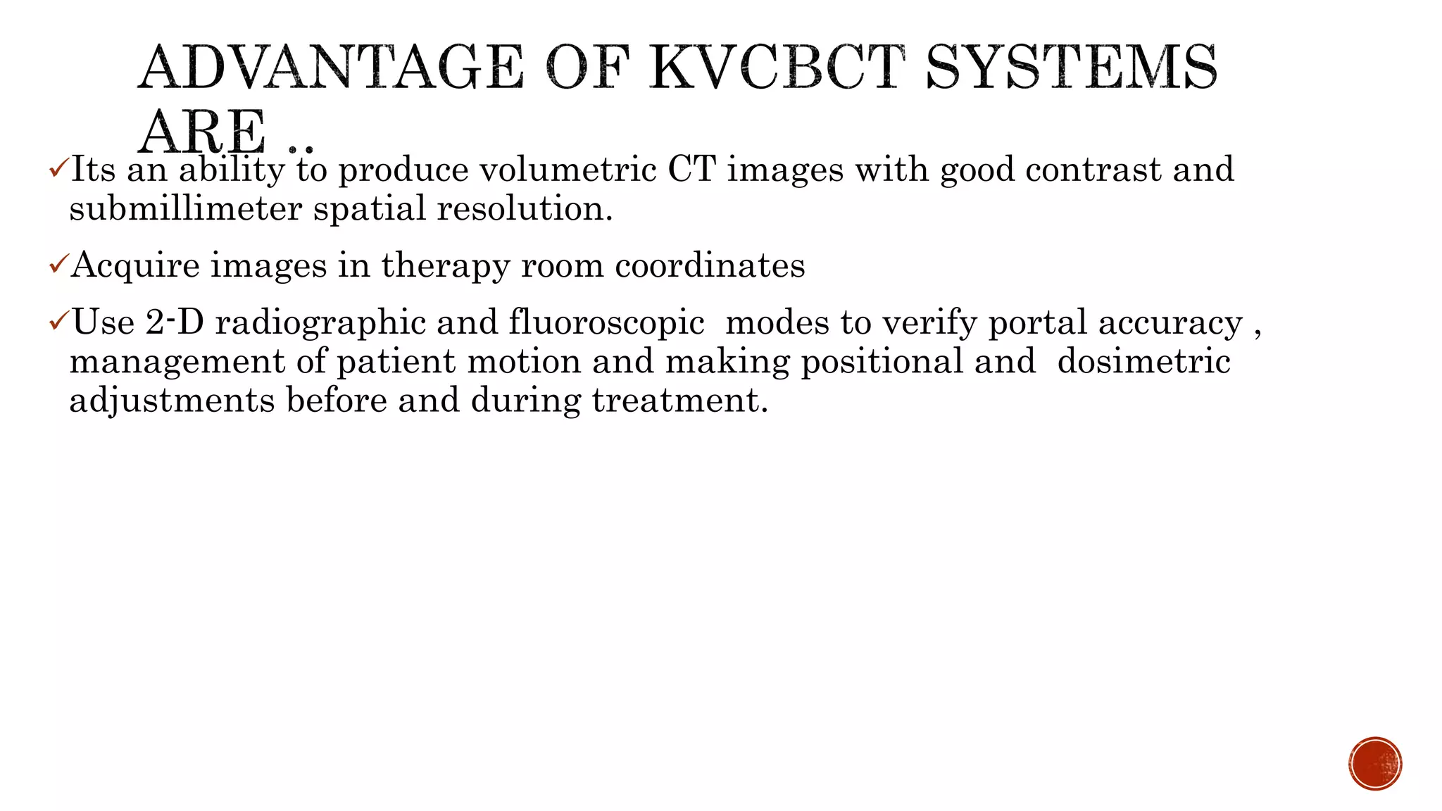 Treatment verification systems in radiation therapy | PPTX