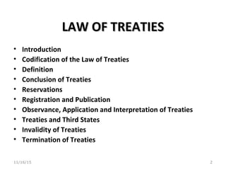 Law Of Treaty: Vclt Treaty | Understanding the Law of Treaties ...