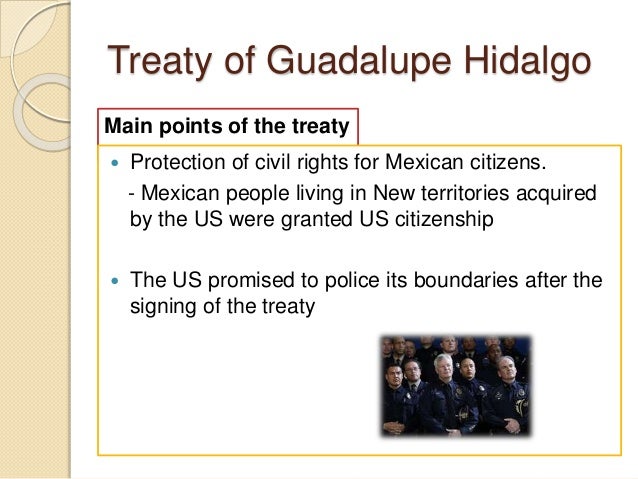 the treaty of guadalupe hidalgo The treaty of guadalupe hidalgo (tratado de guadalupe hidalgo in spanish), officially entitled. the treaty of guadalupe hidalgo The treaty of guadalupe hidalgo (tratado de guadalupe hidalgo in spanish), officially entitled.