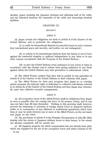 Treaty of San Francisco | PDF