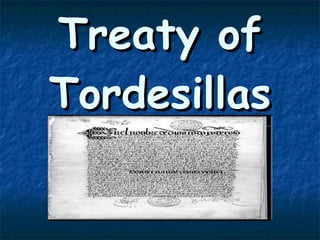Treaty of Tordesillas 
