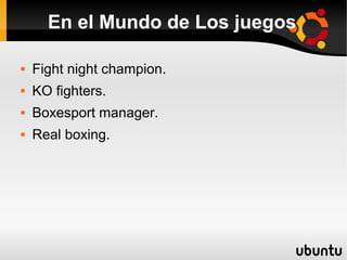 En el Mundo de Los juegos


Fight night champion.



KO fighters.



Boxesport manager.



Real boxing.

 