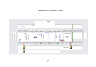 Les festes patronals de Teulada i la Processó del Rosari del Pessic de Irene Buigues Sapena està
subjecta a una llicència de Reconeixement-NoComercial 3.0 Espanya de Creative Commons
27
Proposta de museïtzació al voltant del cas escollit
Exposició: Teulada i les seues Festes Patronals
La proposta de museïtzació que ací presentem es basa en les Festes Patronals de
Teulada en honor a sant Vicent Ferrer. El perill de la homogeneïtzació cultural, el risc
de perdre la memòria i la importància de posar en valor el patrimoni immaterial fa
necessari presentar este projecte. El desconeixement per part de la població sobre
l’origen, l’evolució de la festa i els rituals que s’han perdut i s’han introduït al llarg del
temps, necessita iniciar un procés de sensibilització cap al patrimoni immaterial a escala
local. Cal donar a conèixer l’element diferenciador de les festes, un ritual d’inversió ja
desaparegut en l’imaginari col·lectiu dels teuladins: la Processó del Rosari del Pessic.
Volem explicar què és i perquè va desaparèixer, així com presentar els records sobre la
mateixa dels més majors. També pretenem posar en valor la figura del subjecte
celebrant: el fester, mostrant tot allò que l’identifica en el moment de la festa.
L’exposició no vol ser una simple exposició clàssica on es presenten objectes i
l’espectador és un subjecte passiu. L’exposició vol anar més enllà i pretén que el
visitant siga un protagonista més de l’exposició, que participe i s’ho passe el millor
possible. L’estructura que seguirem serà la següent:
1. Contextualització i introducció
2. L’origen de les festes patronals i els festers
3. L’evolució de les festes patronals fins a l’actualitat
4. La processó del Rosari del Pessic
1. Contextualització i introducció
En la contextualització serà fonamental la utilització de panells explicatius i de
text, en este apartat ens dedicarem a parlar del municipi de Teulada (part que serà més
extensa en cas de realitzar l’exposició fóra de la comarca en la que s’enquadra la
població). Es pretén parlar de manera concisa de les característiques generals de la
 