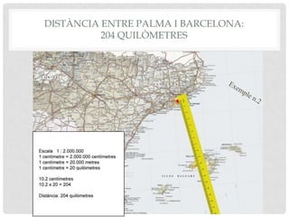 DISTÀNCIA ENTRE PALMA I BARCELONA:
204 QUILÒMETRES
 