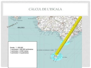 CÀLCUL DE L’ESCALA
 