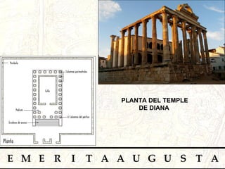PLANTA DEL TEMPLE DE DIANA ) 