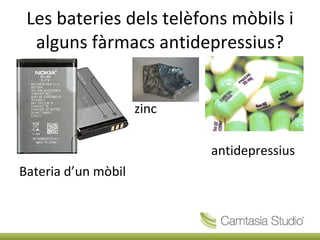 Les bateries dels telèfons mòbils i alguns fàrmacs antidepressius? zinc antidepressius Bateria d’un mòbil 