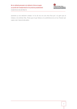 Treball ConferèNcia Auditori