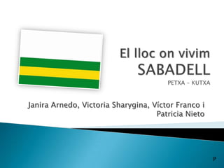 Janira Arnedo, Victoria Sharygina, Víctor Franco i
Patricia Nieto
P
 