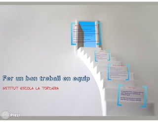 Fer un bon treball en equip