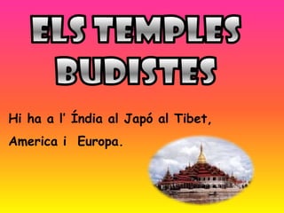 Hi ha a l’ Índia al Japó al Tibet,
America i Europa.
 