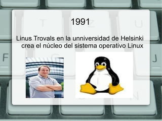 IBM desarrolla el primer floppy disc 1973 Robert Metcalf desarrolló el Xerox Park la red de Ethemet. 