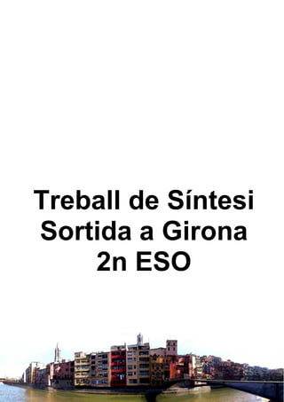1
Treball de Síntesi
Sortida a Girona
2n ESO
 