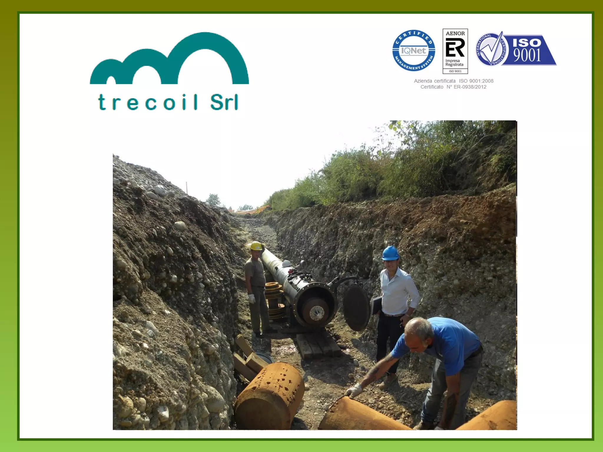 ANALYSIS
During the survey the Caliper Pig data are gathered in the solid state memory inside the recorder. After the run
a laptop computer is connected to the Caliper Pig to download the data. The visualization of the survey chart is
done on the laptop itself. The interpretation of the complete survey data will be done directly on screen. All
interesting details are marked in the chart and a printout is added to the report.
INTERPRETATION
Before interpretation begins a minimum acceptable diameter reduction is agreed with the customer. The
interpreter scans the chart for deflections which exceed the agreed value and compiles a features list. All
indications exceeding the agreed value and also pipeline features like valves, T-pieces, wall thickness changes,
girth-welds, bends and other installations are listed.
The following examples show typical pipeline features:
CALIPER PIG
DATA ANALYSIS AND INTERPRETATION
A – Ovality with dent B – Dent C – Ovality
D – Wall thickness change E – Girth-weld F – Speed
G – T-piece H – T-piece I – Valve
L – Speed
Inspection Projects Clients Certifications ContactsCompany
 