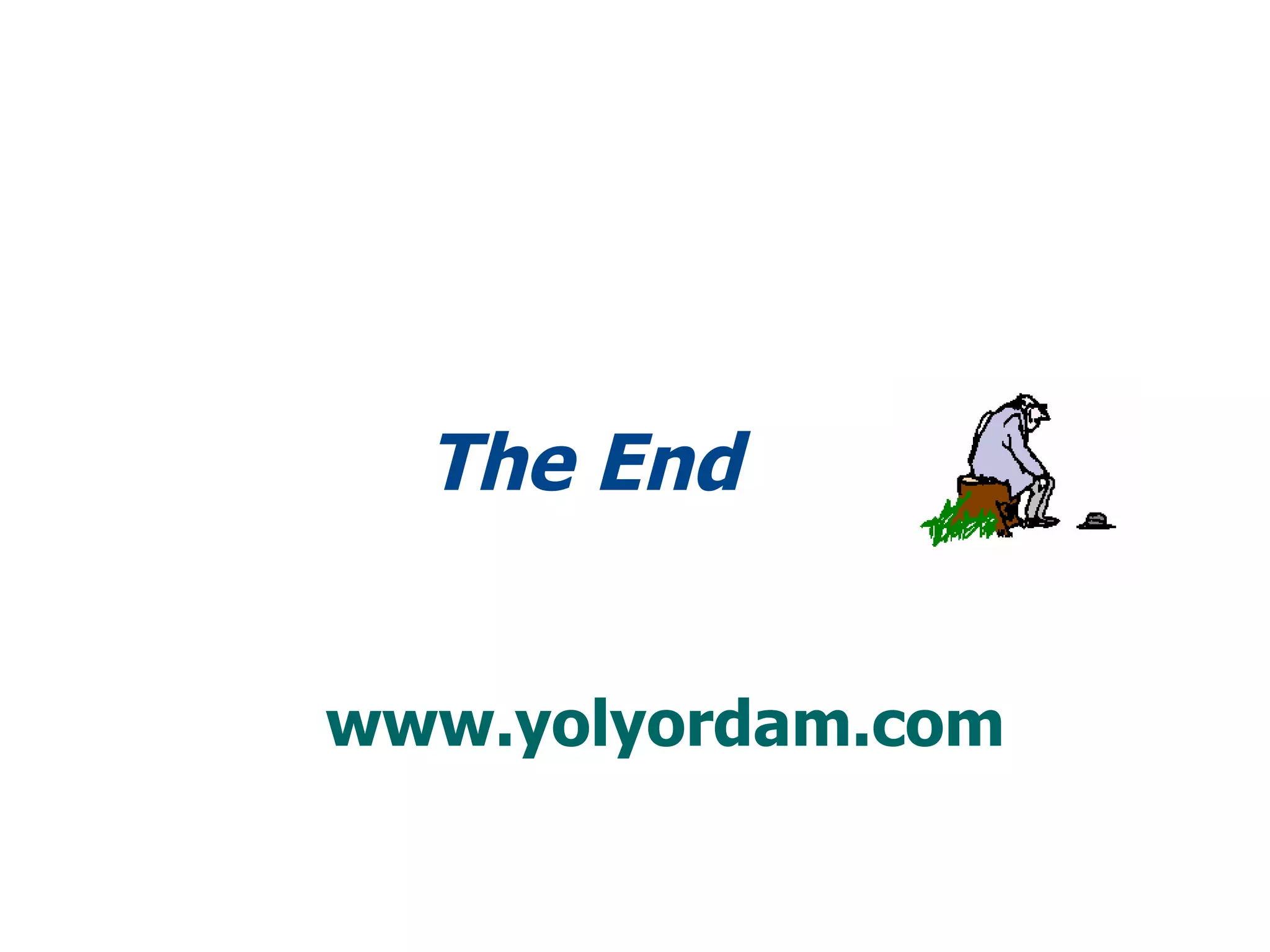 The End www.yolyordam.com 