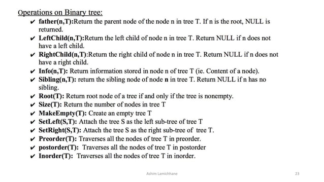 Tree - Data Structure | PPTX | Programming Languages | Computing