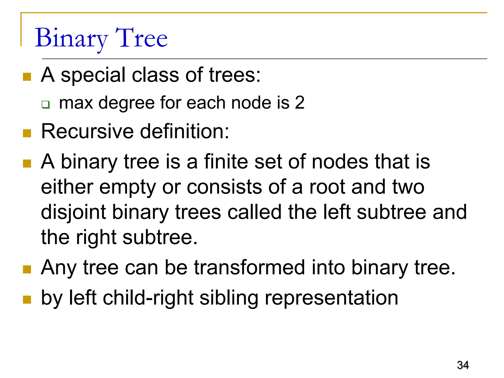 Tree Data Structure Tree Data Structure Details | PPT