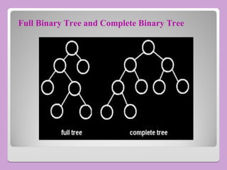 Full Binary Tree and Complete Binary Tree
 