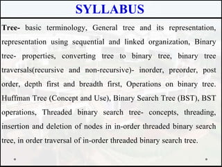 Tree.pdf basic with example of data stru | PDF
