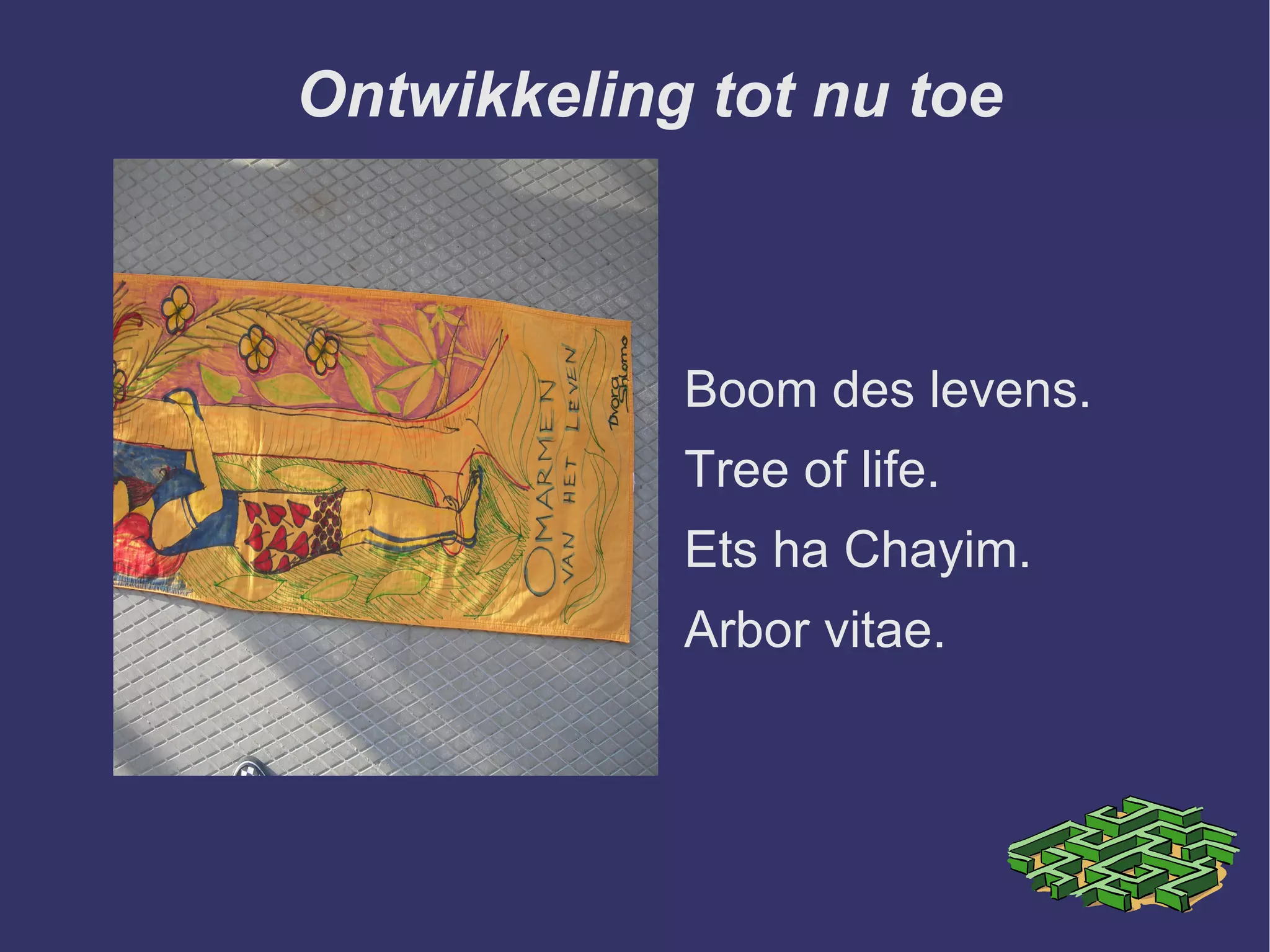 Doel op lange termijn Plant iedere jaar een boom. 