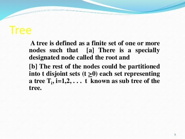 non linear data structure -introduction of tree