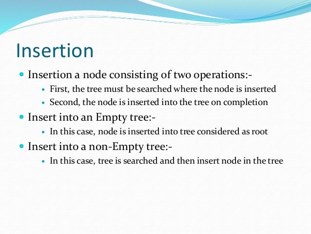data structure(tree operations)