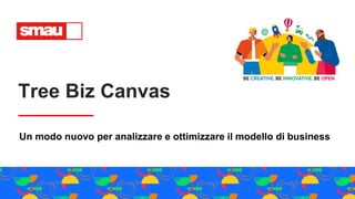 Tree Biz Canvas
Un modo nuovo per analizzare e ottimizzare il modello di business
 