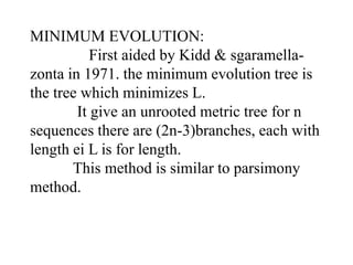 Tree Length Method Tree building | PPTX