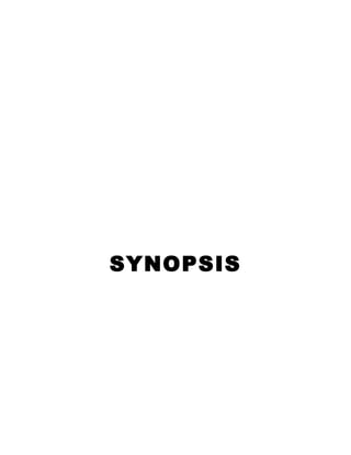 SYNOPSIS

 