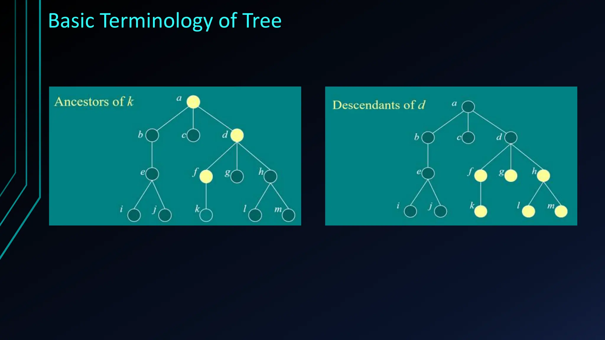 Basic Terminology of Tree
 